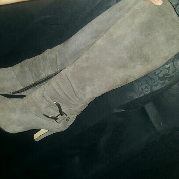 Antonio Melani Knee High Suede Boots - Picture 3 of 4